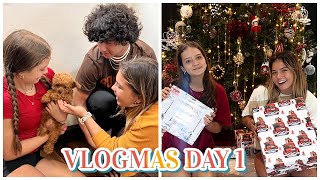 Surprising our Dad with a New Puppy 🐶 |  VLOGMAS DAY 1