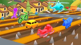 Shape-shifting Games All Levels Gameplay Android iOS, Walkthrough Mobile Stick Run screenshot 4