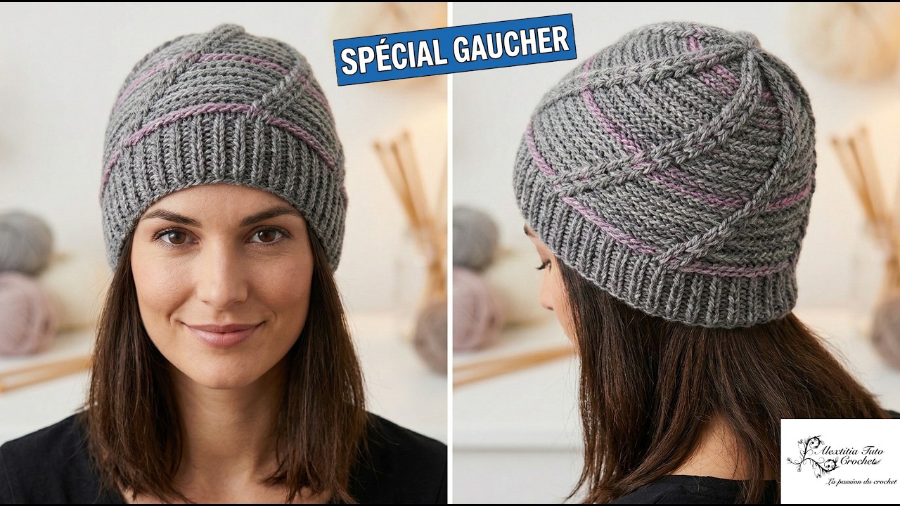 Tuto Bonnet Spirale Au Crochet Youtube