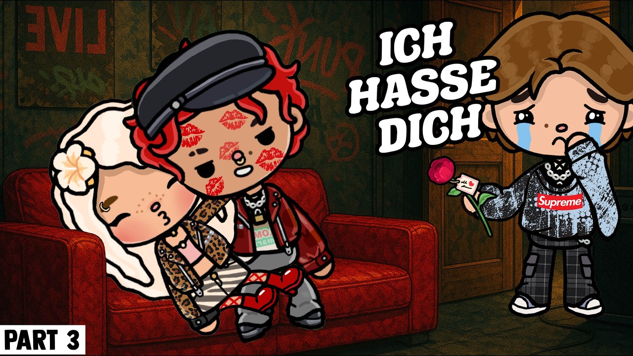 💔 DER ERSTE HERZSCHMERZ 💔 MEIN EX ERWISCHT MICH MIT EINEM ANDEREN 😟PART 2 🥹 TRAURIGE TOCA BOCA STORY