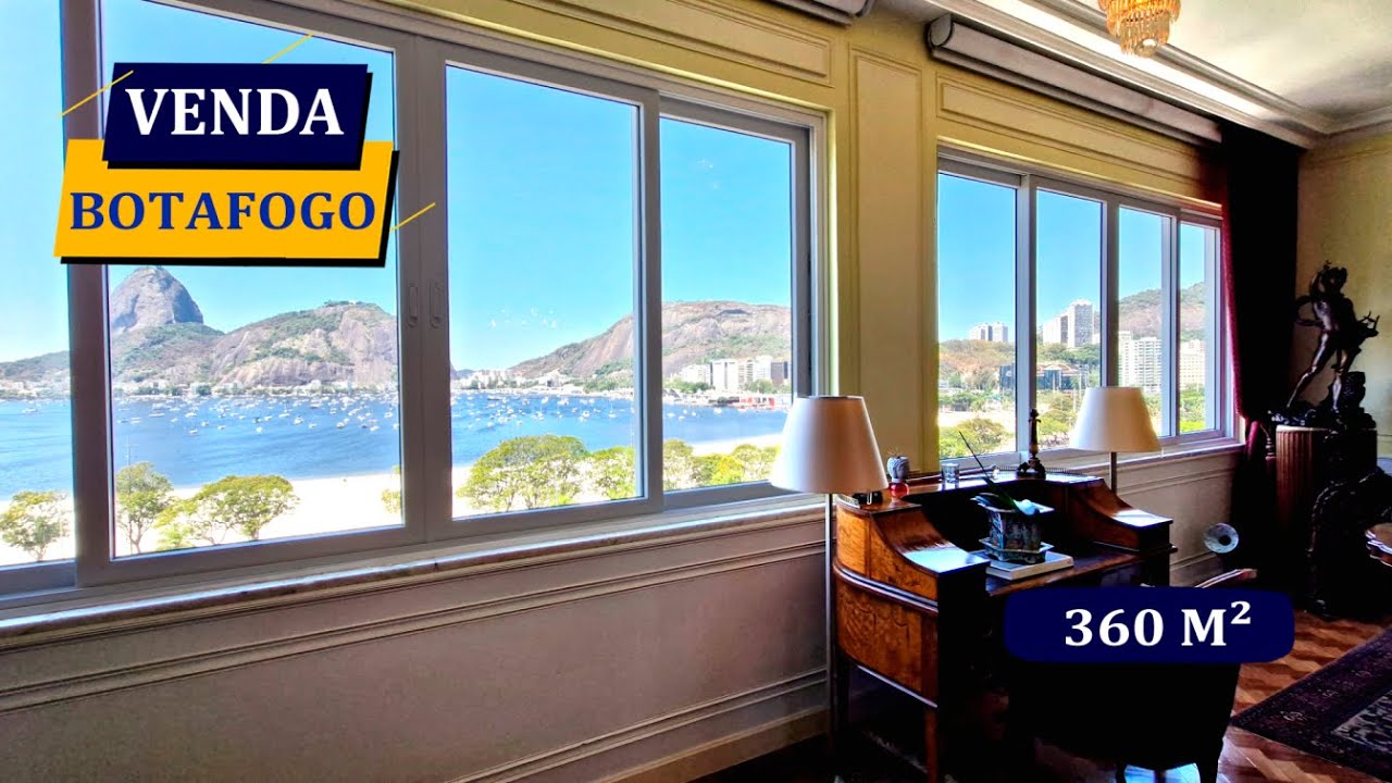 PRAIA DE BOTAFOGO LUXUOSOS 360M² REFORMADÍSSIMO FINO ACABAMENTO VISTA SENSACIONAL 4 QUARTOS 3 SUÍTES