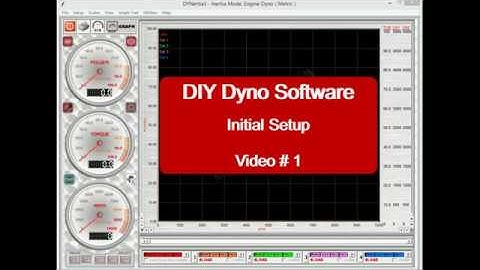 Dyno Software (#1) Setup DTec