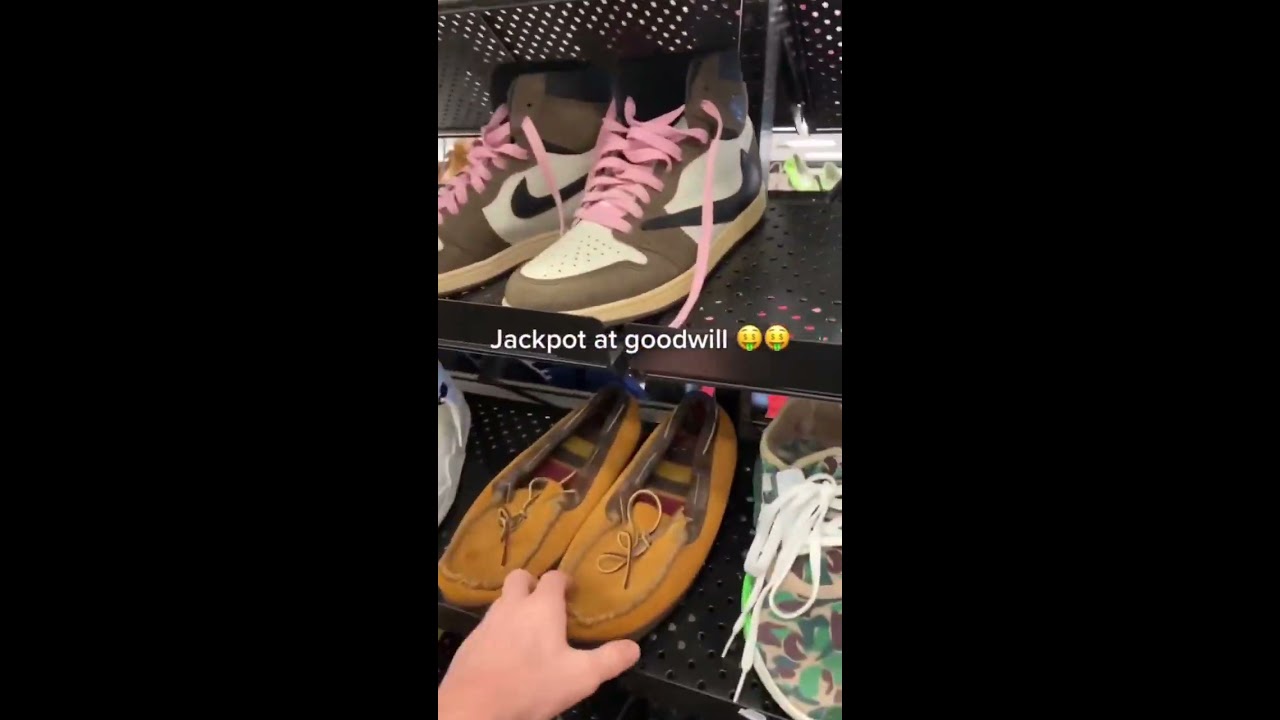 Jackpot At Goodwill Jordan 1 Travis Scott