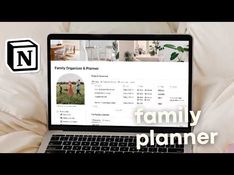 BEST Family Planner Notion Template? | All-in-One Template Tour thumbnail