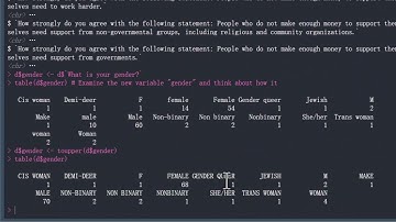 R Video Sessions- Recoding Variables