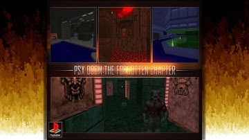 PSX DOOM: The Forgotten Chapter gameplay maps 1-4 + secret level UV 100% secrets and kills