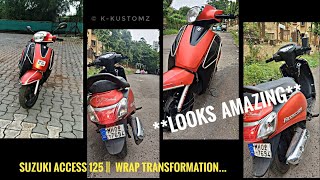*ANOTHER* SUZUKI ACCESS 125.. ||  WRAP TRANSFORMATION!!!