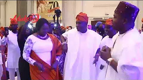 LAVISH RECEPTION PARTY FOR OLORI SINOTU  ELEGUSHI AT 70