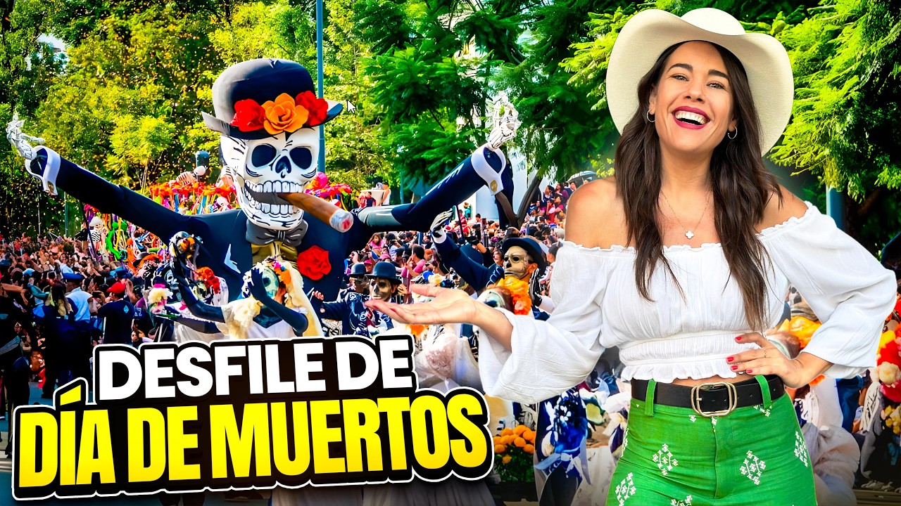 ¡DESFILE de DÍA de MUERTOS en CDMX! ¡NO te lo pierdas! *4K