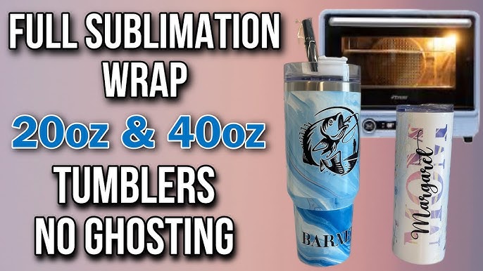 YETI Rambler 20 oz tumbler template Sublimation full wrap