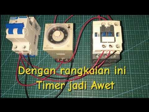 Timer Putar Awet Rangkaian ini membuat timer jadi awet#rangkaiantimerdengankontaktor ...