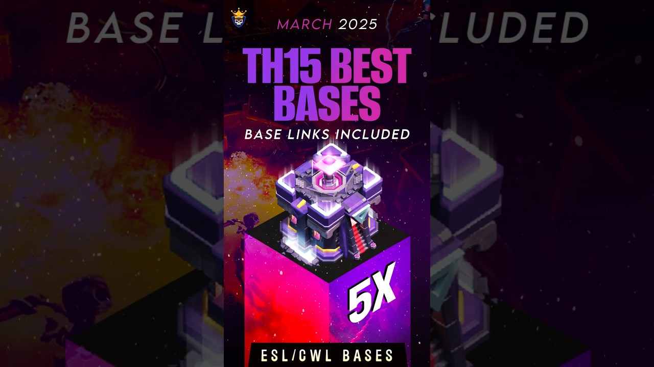 TH15 war Base 2025 | TH15 War Base Links 2025 #clashofclans #coc
