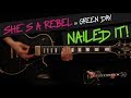 She's a Rebel - Green Day guitar cover by GV + chords