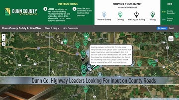 Dunn County rolls out interactive map for you to report road safety concerns