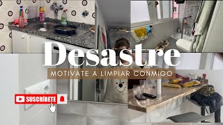 Como LIMPIAR la CASA 🏡 Limpia COCINA y BAÑO fácil #cleanwithme