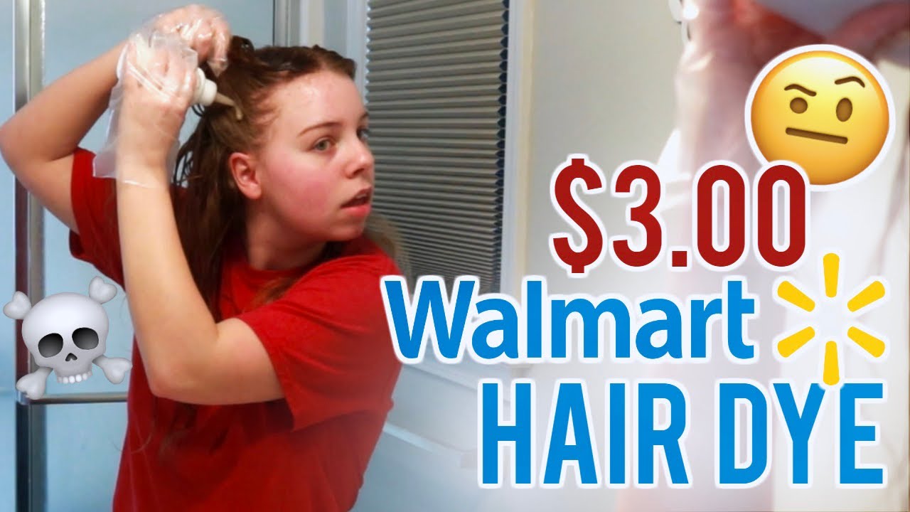 I USED 3 DOLLAR HAIR DYE FROM WALMART | Revlon Box Dye At Home - YouTube