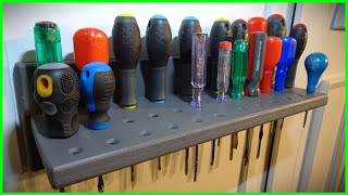 How to Make a Simple Screwdriver Storage Rack (Scrap Wood DIY Project)