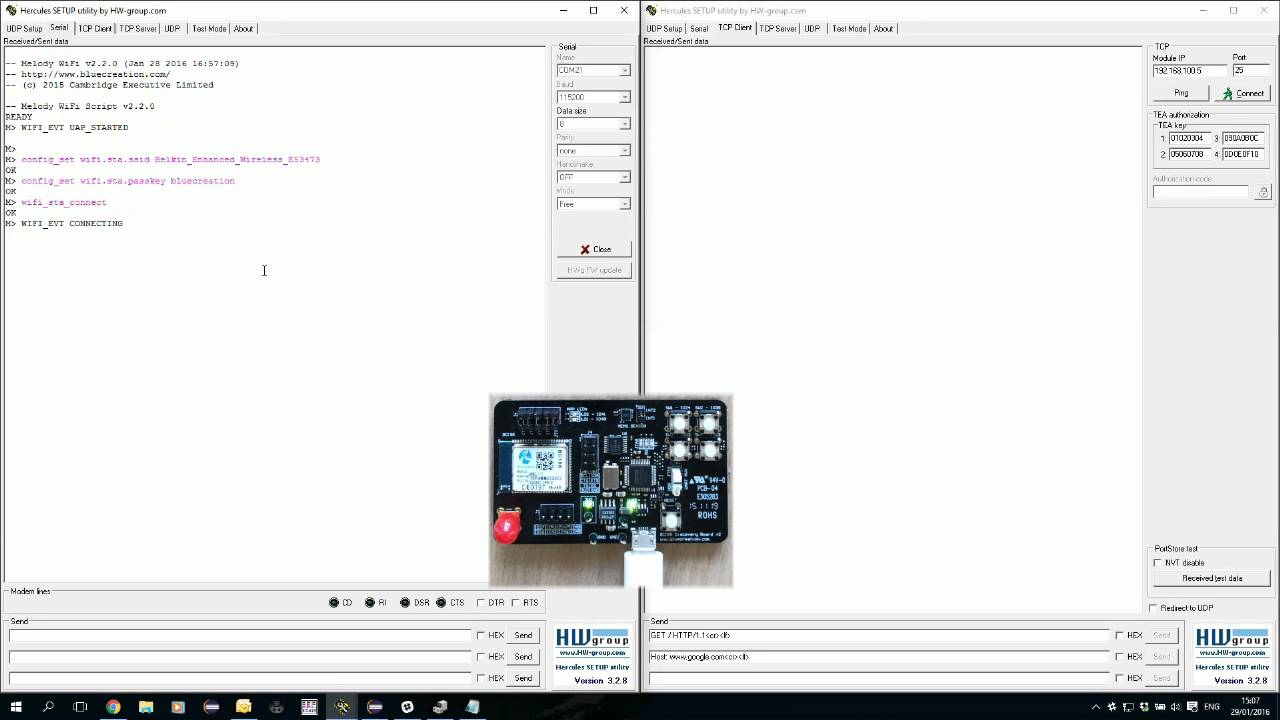 BC188: TCP Server Demo - YouTube