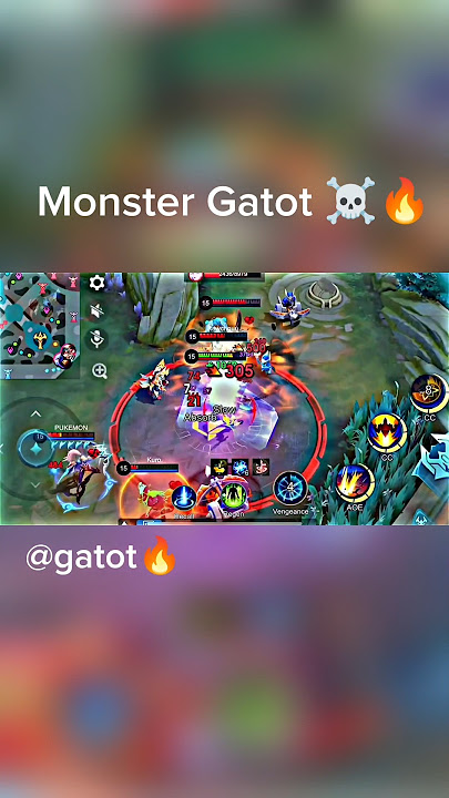 Monster Gatot ☠️🔥 #gatotkaca #mobilelegends #mlbb #mlbbshorts #savage