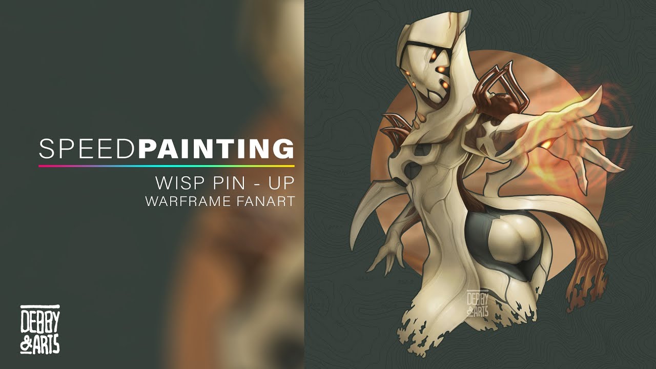 Speedpaint / Wisp "Pin Up" / Warframe Fanart - YouTube.