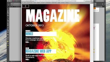 Indesign HTML5 generator