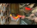 Most Interesting very Big Meat Cleaver knife Forging Process