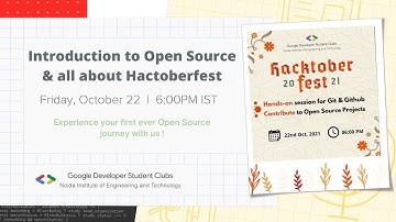 Hack The HacktoberFest - Beginner friendly event for GIT and GITHUB | GDSC NIET