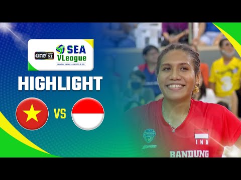 Highlight SEA VLeague 2023 Vietnam VS Indonesia 3 - 0 | Moji