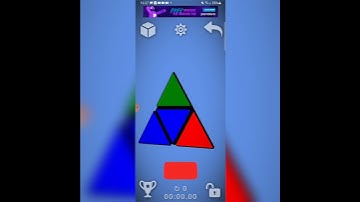 2×2 Pyraminx solved under 0.50! (virtual cube) #shorts