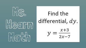 Finding  differential dy