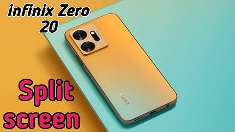 How To Enable Split Screen In Infinix Zero 20, Dual Screen Create In Infinix Zero 20,  Split Screen