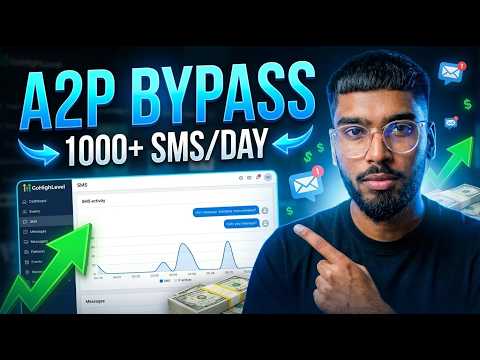 How to Bypass A2P in GoHighLevel & Send 1000+ SMS/Day