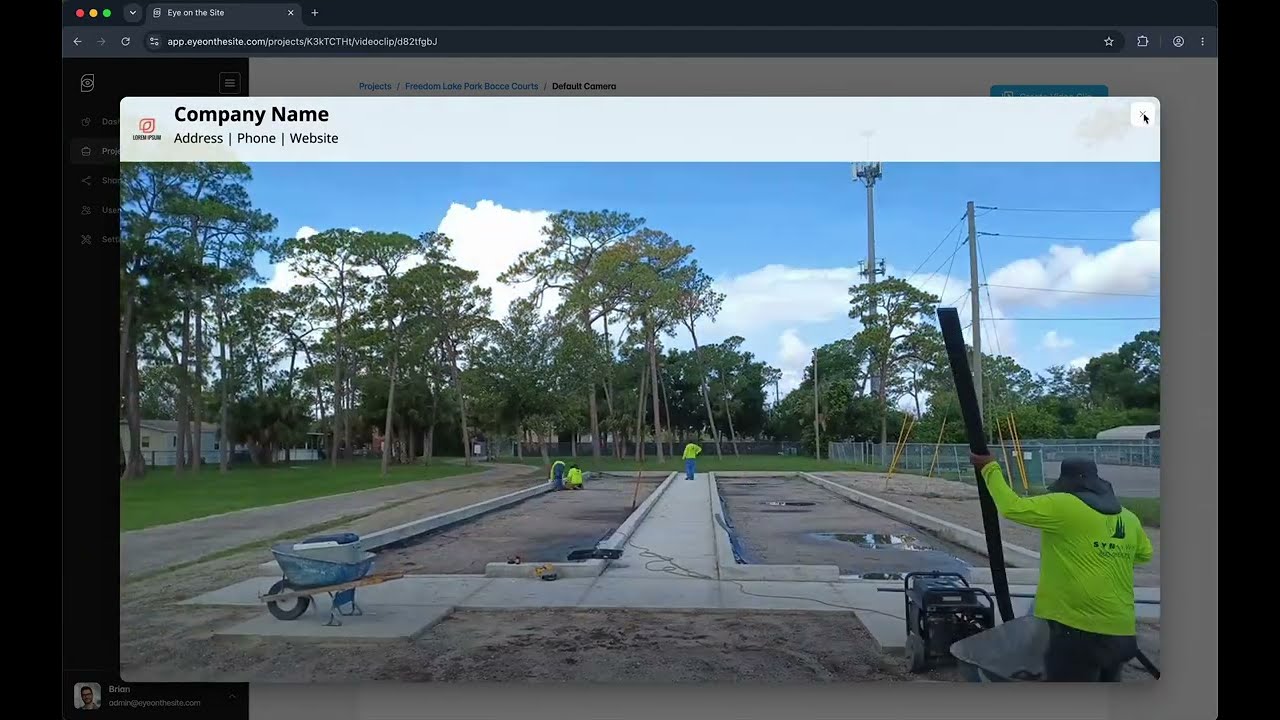 How job site monitoring works