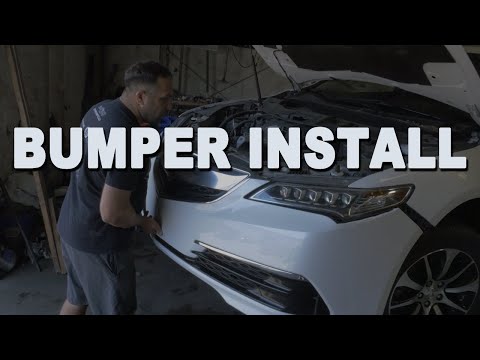How To Install a Front Bumper Cover – 2015 Acura TLX