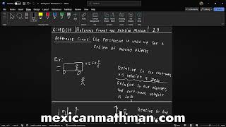AP Physics C: Mechanics 1.4 | Reference Frames and Relative Motion