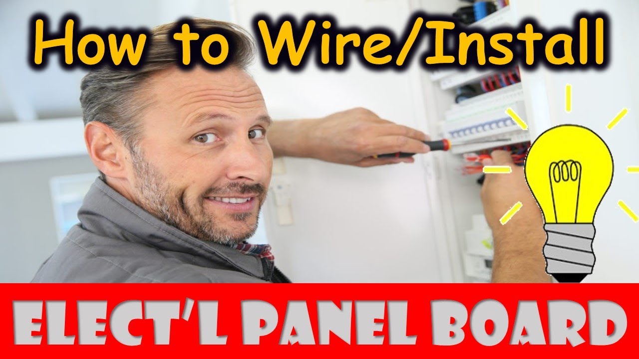 HOW TO WIRE AN ELECTRICAL PANEL BOARD | BASIC STEPS - YouTube