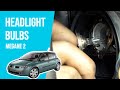 How to replace the headlight bulbs MEGANE 2 💡