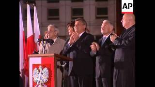 Midnight celebrations as Poland enters the EU