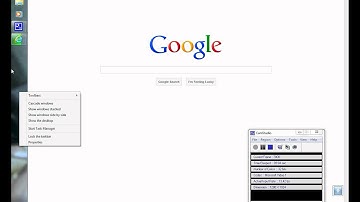 how do I get the start menu task bar back to the bottom of my screen windows xp vista 7