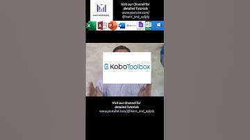 Learn to Improve Skills, Video Tutorial on MS Excel, KOBO, Access, SPSS, Monitoring and Evaluation