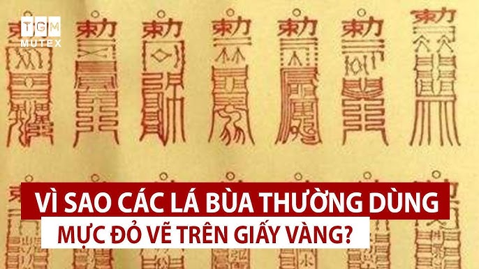 Vì Sao Các Lá Bùa Thường Dùng Mực Đỏ Vẽ Trên Giấy Vàng? - Youtube