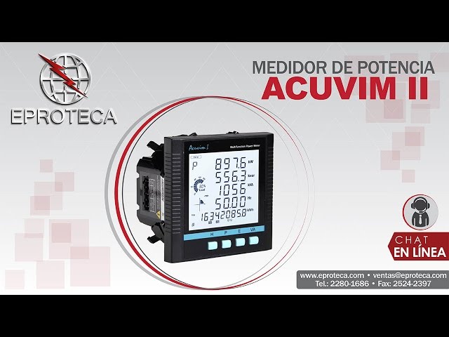 Medidor de Potencia y Energía Accuenergy Acuvim Serie L - Eproteca