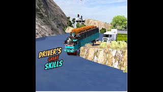 Truck Driver's Great Skills Carrying Excessive Loads - Euro Truck Simulator 2