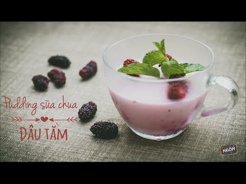 Pudding Sữa Chua Dâu Tằm | Cách làm Pudding mát lạnh vừa ngon vừa dễ giải nhiệt ngày hè