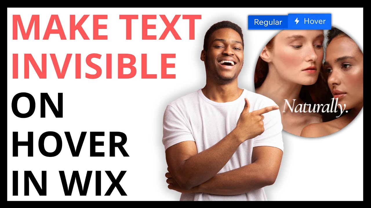 How to Make Text Invisible on Hover in Wix [QUICK GUIDE] - YouTube