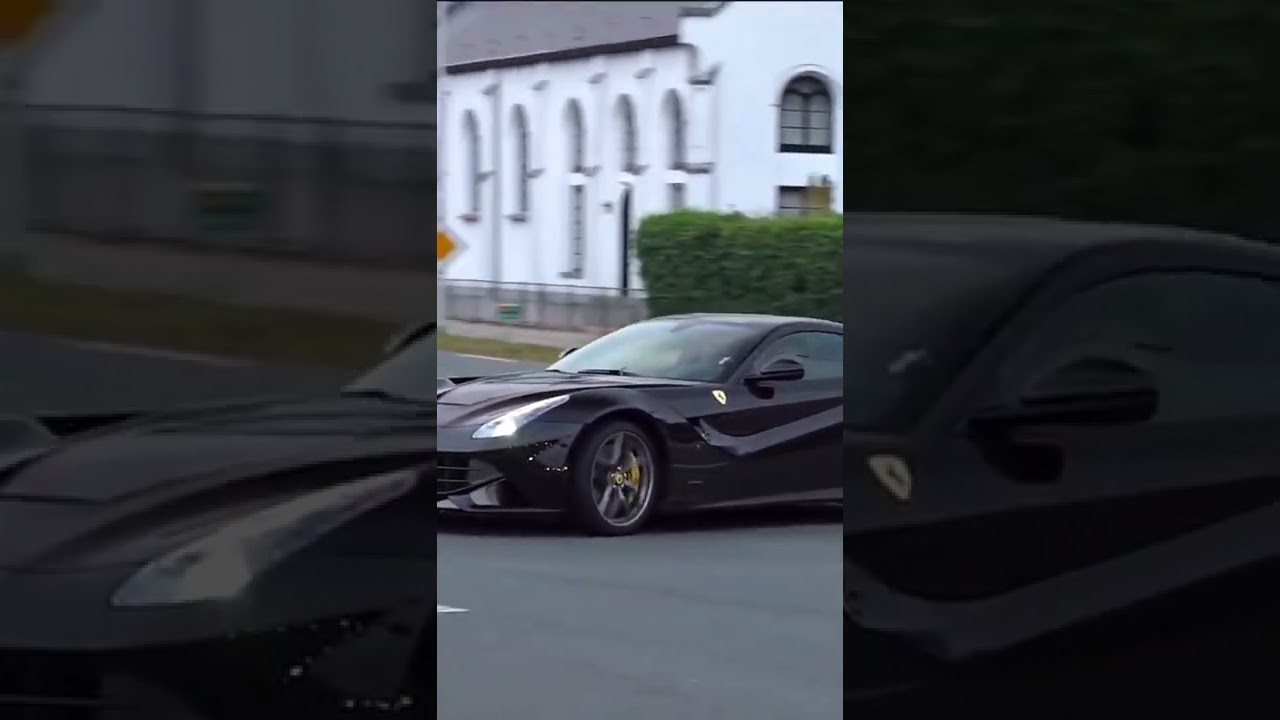 black ferrari f12 berlinetta sound
