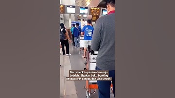 Check in pesawat citilink. Rute penerbangan CGK-KL. Lanjut naik etihad KL-JED. #umroh #umrohmandiri