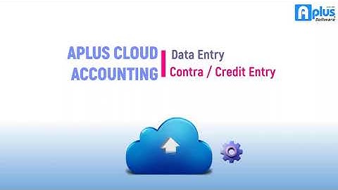 Aplus Software - Cloud Accounting - Contra / Credit Entry