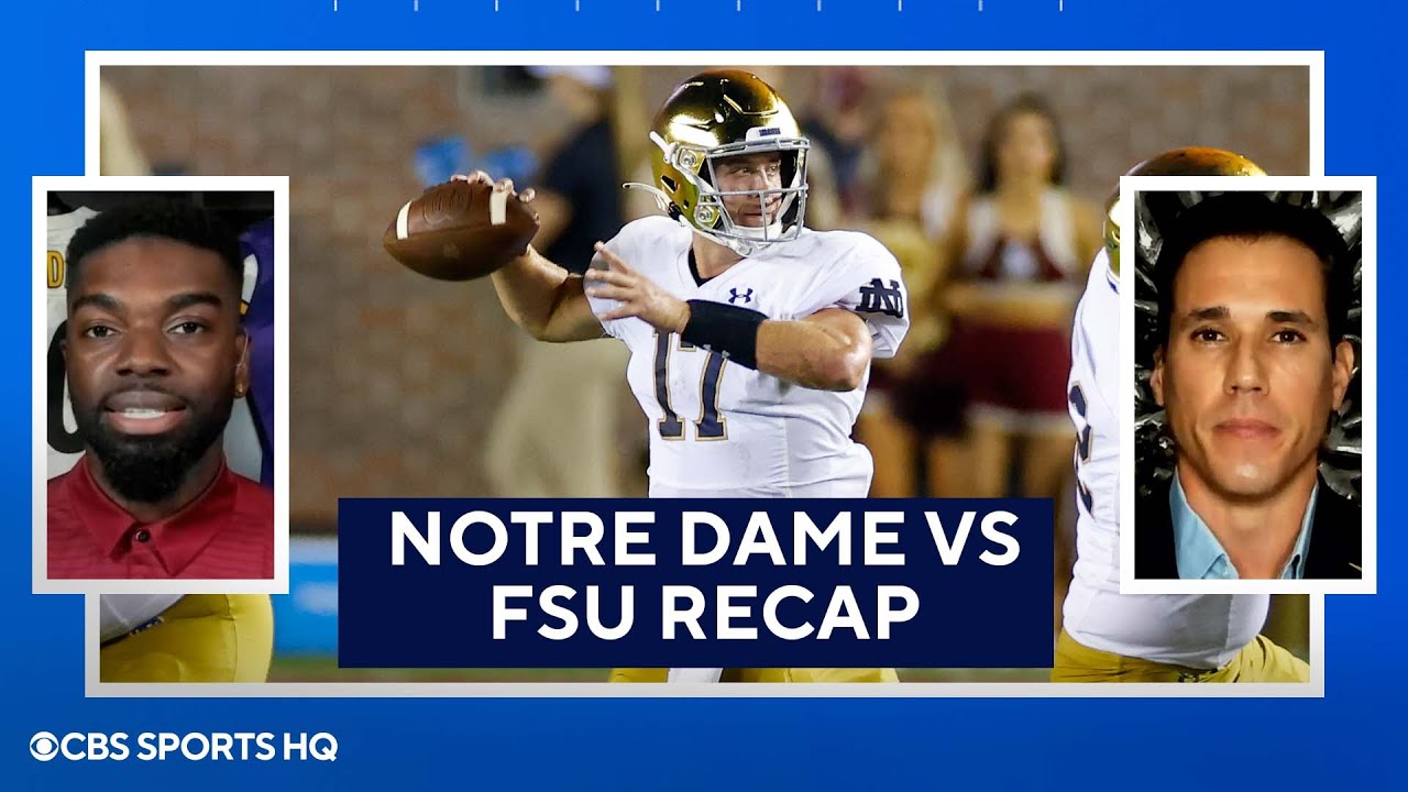 Notre Dame Survives Upset Bid in OT vs Florida State FULL Recap CBS Sports HQ
