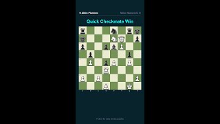 ⚡ Quick Checkmate Win by Albin Planinc | Chess Brilliancy Explained #chess #chesspuzzle #shorts